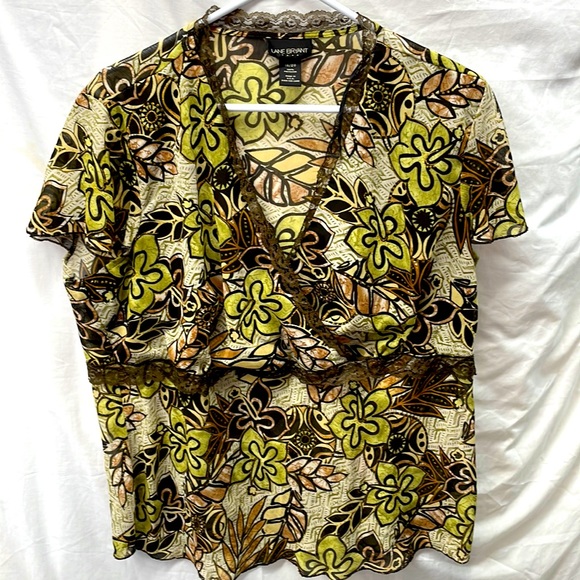 Lane Bryant Tops - Lane Bryant laced top ladies sz 18/20